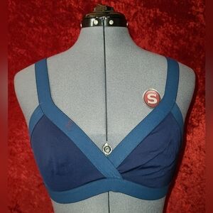 Gillian & O'Malley Blue Triangle Bralette